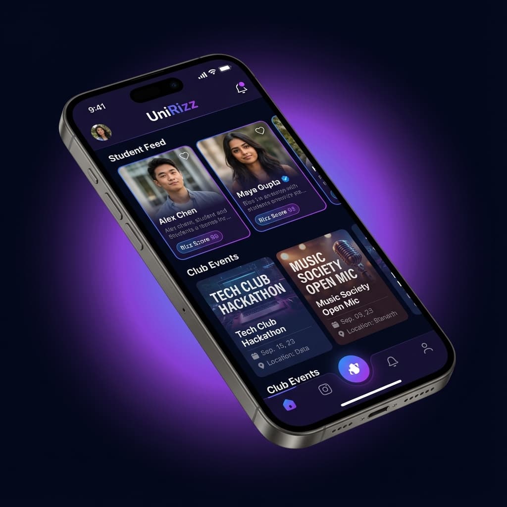 UniRizz App Interface